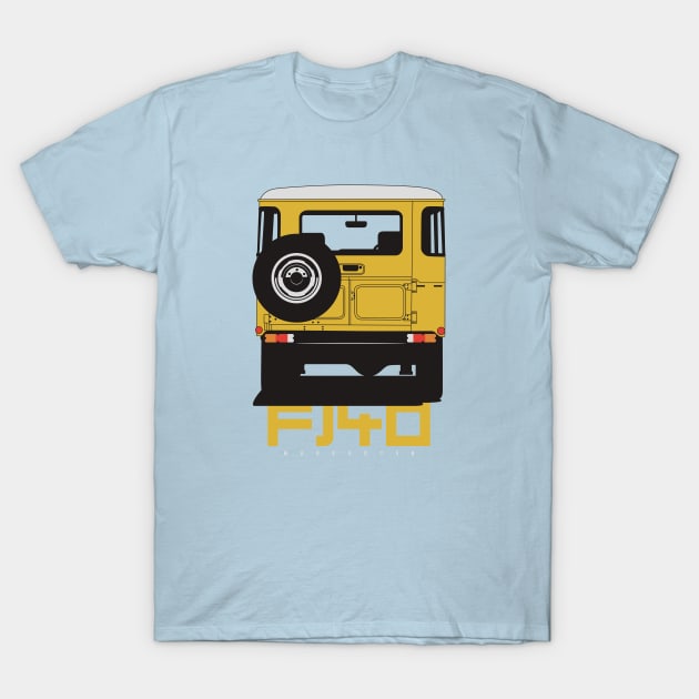 Landcruiser fj40 (yellow) T-Shirt by Markaryan